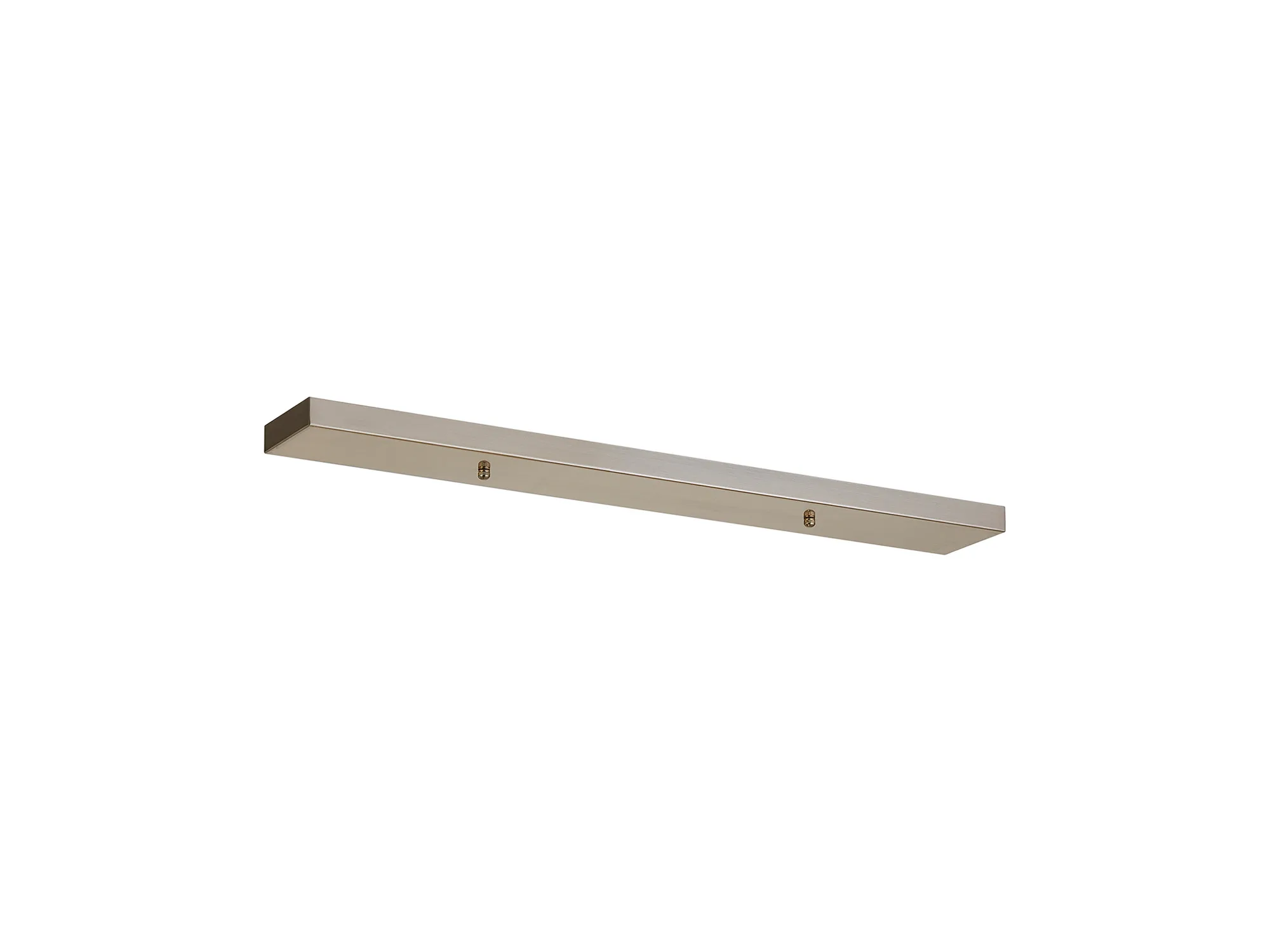 D0832SN/NH  Hayes No Hole 700 x 100mm Linear Ceiling Plate Satin Nickel